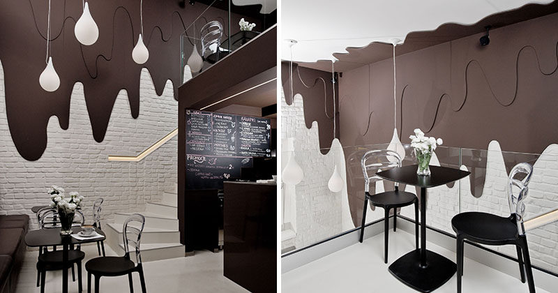 This Chocolate Shop And Cafe Has Walls Of Dripping Chocolate