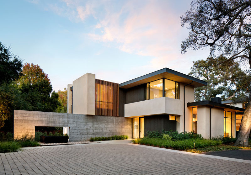 This California Home Preserved The Existing Trees To