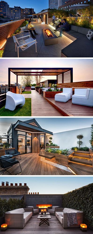 To inspire your own modern rooftop deck transformation, here are 10 examples of rooftop spaces that are always ready for outdoor entertaining.