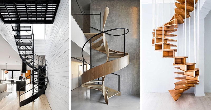 Modern Spiral Staircases (Indoor & Outdoor)