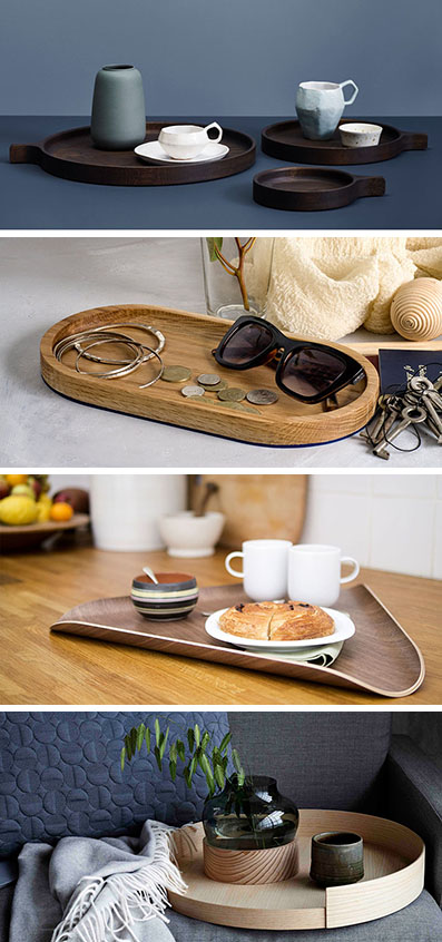 Modern wood trays are a great way to bring in a natural wood look and add warmth to your home decor. Here are 11 examples of decorative wood trays to bring a bit of nature into your home.