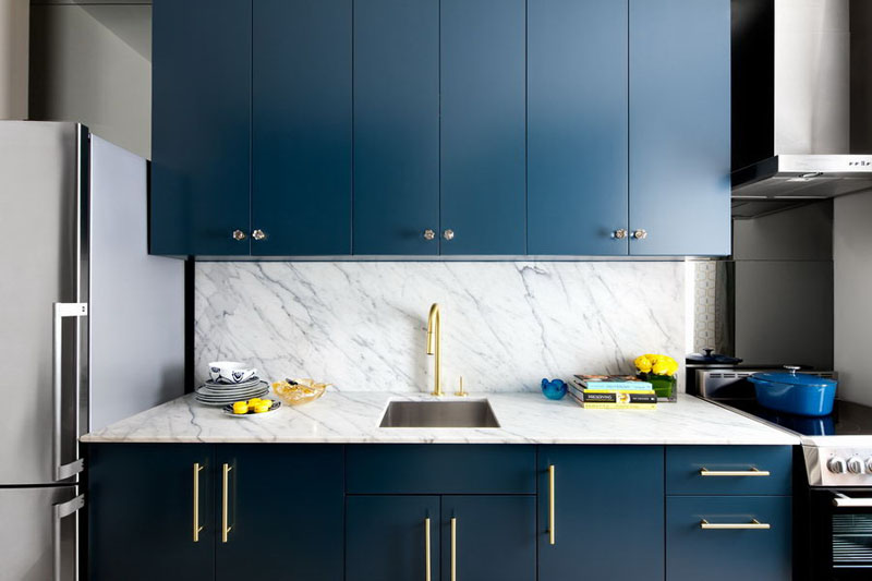 Kitchen Color Inspiration - 12 Shades Of Blue Cabinets | CONTEMPORIST