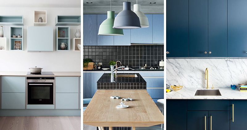 Kitchen Color Inspiration 12 Shades Of Blue Cabinets