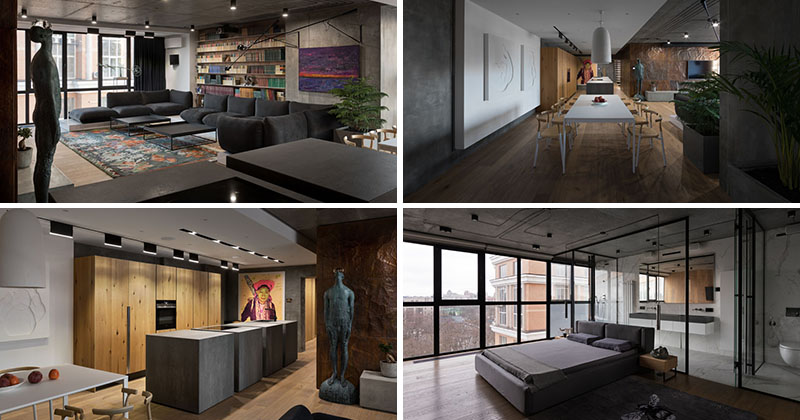Sergey Makhno Has Designed A Modern Apartment Interior In Kyiv, Ukraine