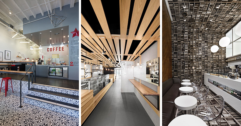 These modern coffee shops are unique in design, making them standout from other coffee shops. 