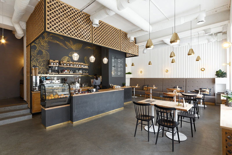 N+K Architectvra have recently completed the design of the first coffee shop with its own roastery in Ivano-Frankivsk, Ukraine.