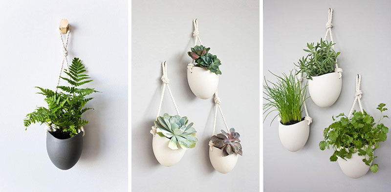 Light + Ladder Designs Delicate Porcelain Planters For 