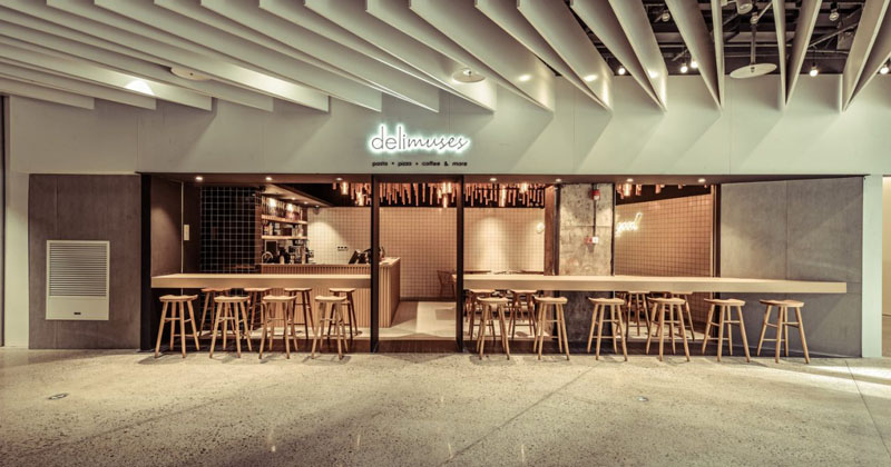 This New Coffee Shop In China Uses Wood Elements To Emulate Nature