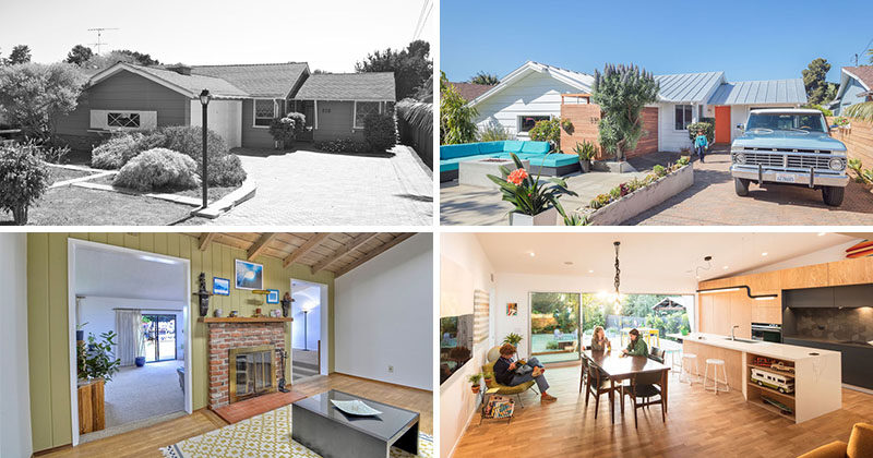 Surfside Projects has recently completed the modern renovation of a 1957 coastal rancher home in Leucadia, California, and transformed it into a fun, bright and friendly house.