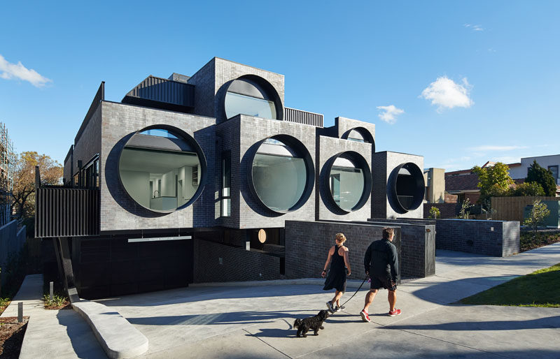 This New Apartment Building In Australia Features An Exterior Of Porthole Windows