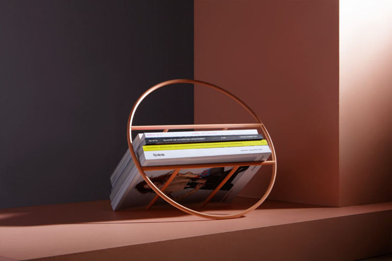 Umbra Shift Have Designed A Hoop-Shaped Minimalist Magazine Rack