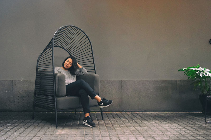 This Indoor/Outdoor Armchair Has Its Own Personal Pergola