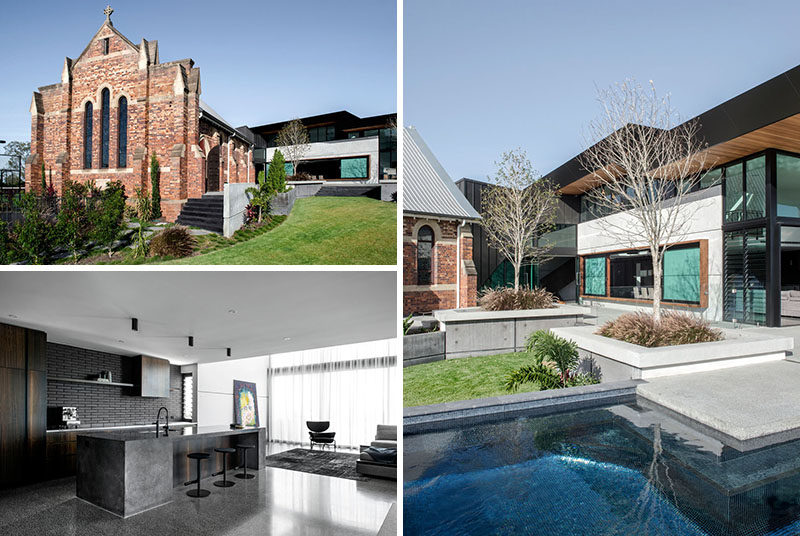 A Renovated Church And A New House Extension Make Up This Family Home In Australia