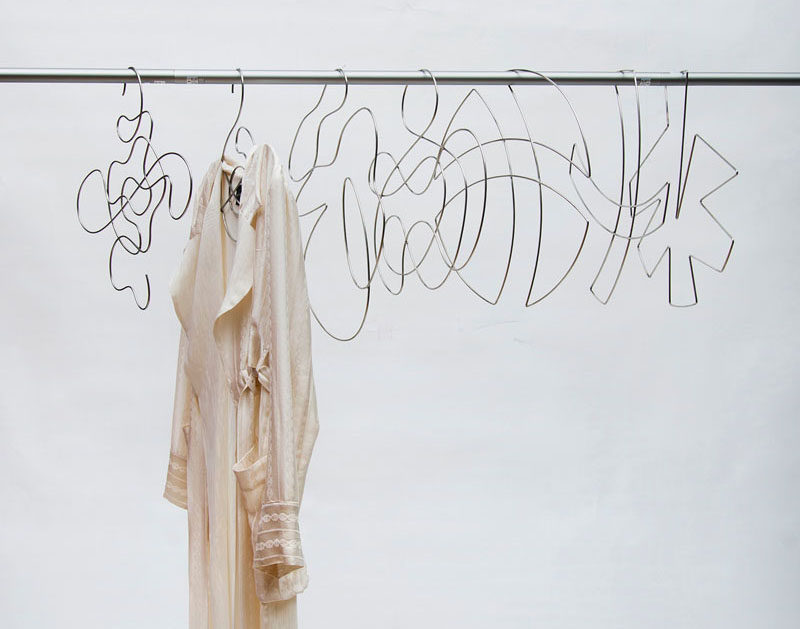 These Creative Clothes Hangers Add An Artistic Flair To Hanging Clothes