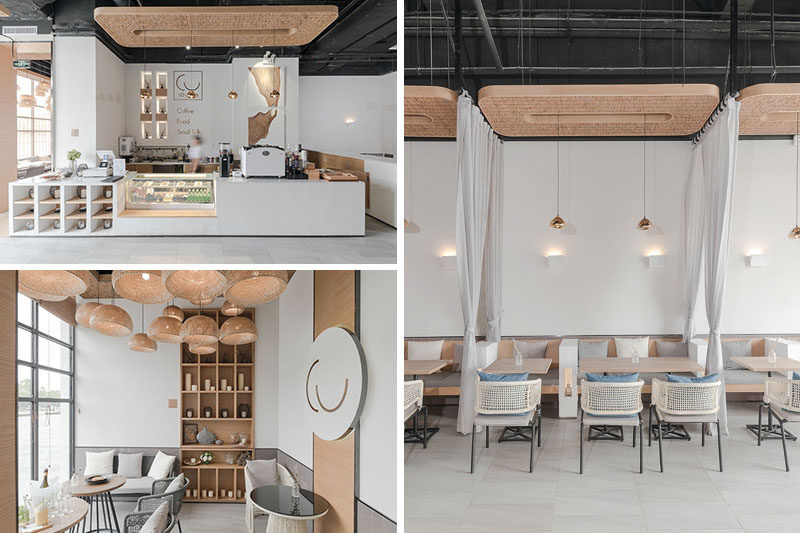 The design of this cafe was inspired by travels to italy and ... Cafe interior design