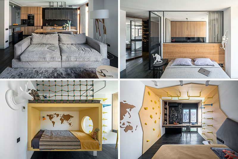 Two Apartments Were Combined To Make One Large Apartment For A Family