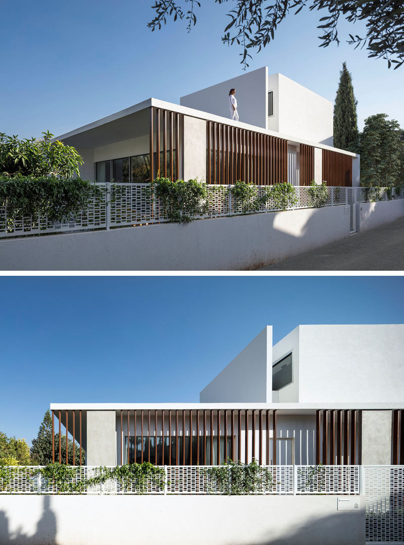 Architecture and design studio Tal Goldsmith Fish, have completed a new modern house in Ramat Hasharon, Israel. #ModernHouse #ModernArchitecture