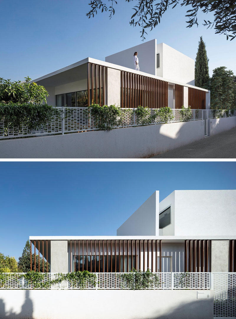 Architecture and design studio Tal Goldsmith Fish, have completed a new modern house in Ramat Hasharon, Israel. #ModernHouse #ModernArchitecture