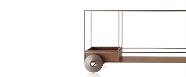 Luminaire – October 2018 – Sollos Teca Bar Cart
