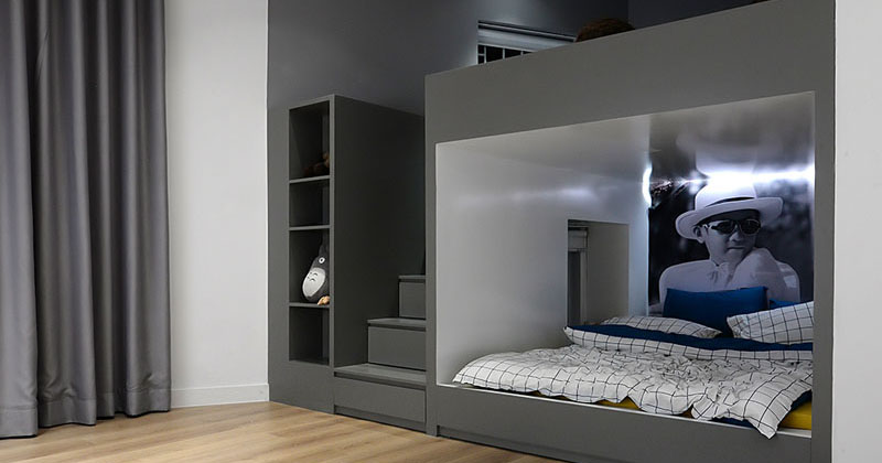 Built In Bunk Beds And Closets Make, Modern Bunk Beds