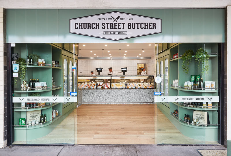 Architecture and interior design firm Ewert Leaf, have recently completed the re-design of Church Street Butcher, located in a coastal suburb of Melbourne, Australia. #ModernButcher #RetailDesign #InteriorDesign
