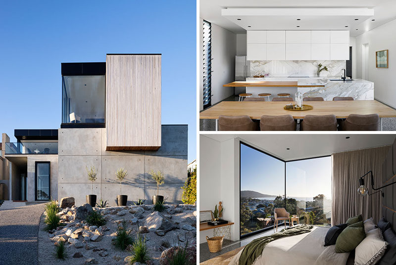 ARKI Design Studio have recently completed Martha's Peak, a new modern house in Mount Martha, Australia, that's designed to have a resort-like feeling. #Architecture #InteriorDesign #ModernHouse