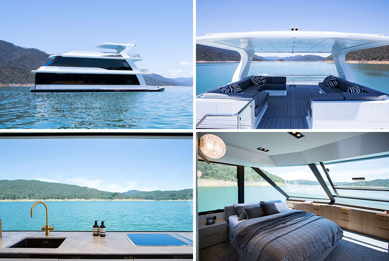 Lisa Larkin Design Have Completed The Interior Design Of This Modern Australian Houseboat