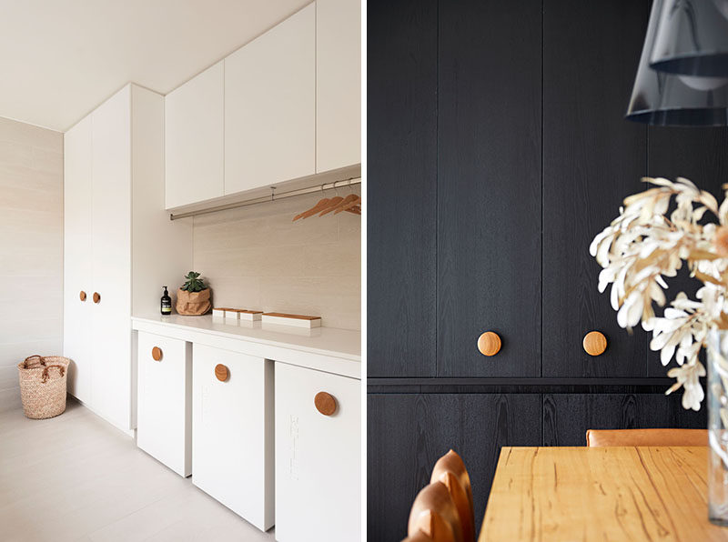 Design Idea Oversized Wood Knobs On Cabinets