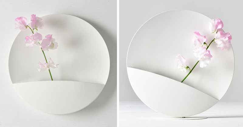 A Strong Magnet Lets Users Change The Position Of This Vase