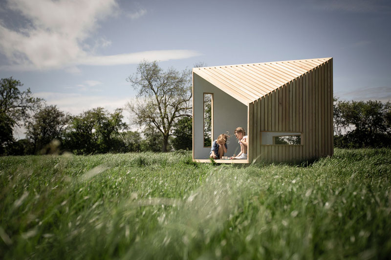 This Outdoor Playhouse For Kids Was Inspired By Modern Scandinavian Cabin Design