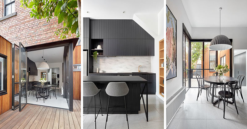 This Victorian Terrace Received A Modern Renovation And A New Wood Clad Addition