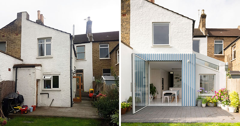 Before And After - A Rear Extension Opens This House To The Garden