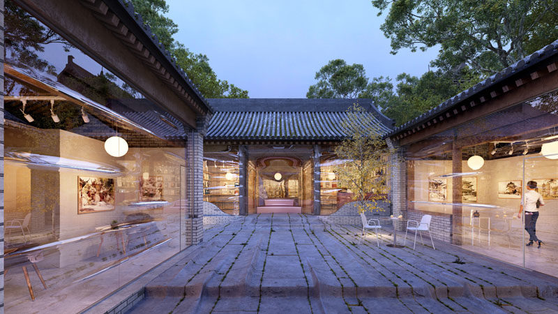 A Transparent Glass Skin Modernizes This Traditional Chinese Hutong