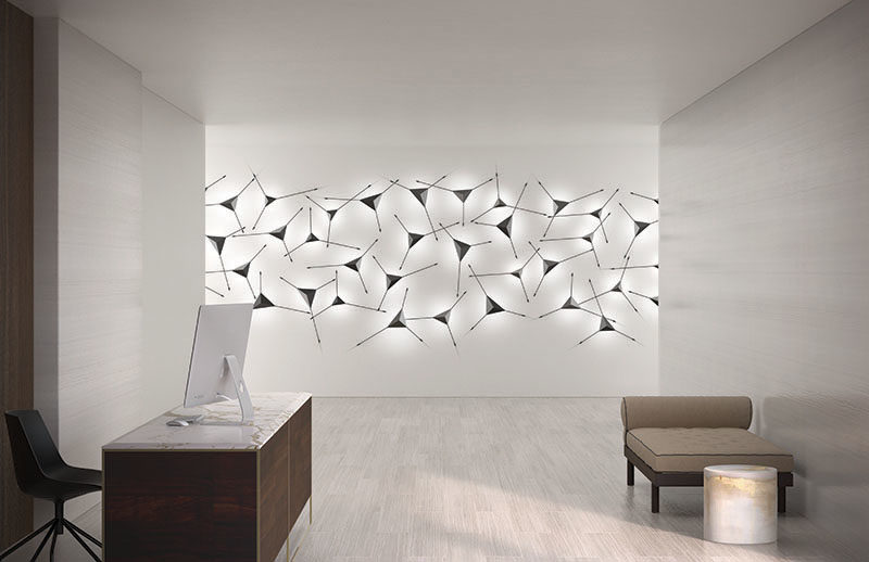 Lighting Ideas ? This Modern Sconce Doubles As Wall Art