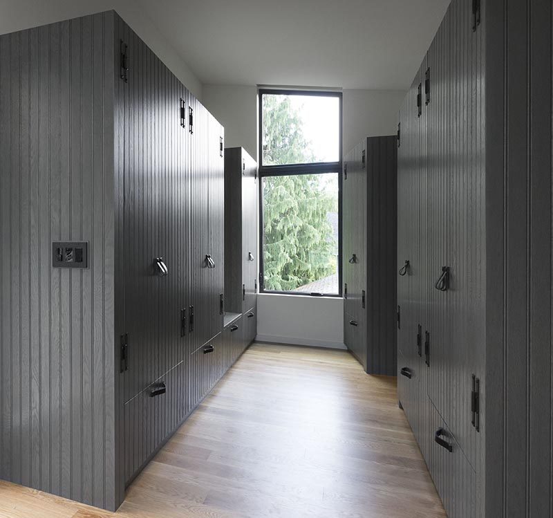 The Walk Through Closet In This Master Bedroom Leads To A