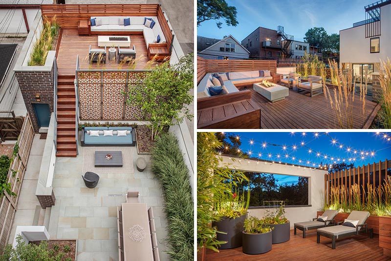 A Multi-Level Outdoor Area Provides A Variety Of Spaces To Entertain