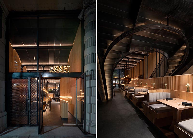 Extensive Use Of Hidden Lighting Gives This Restaurant A Warm Glow