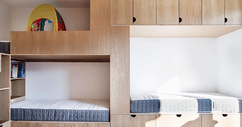 bunk beds for three kids