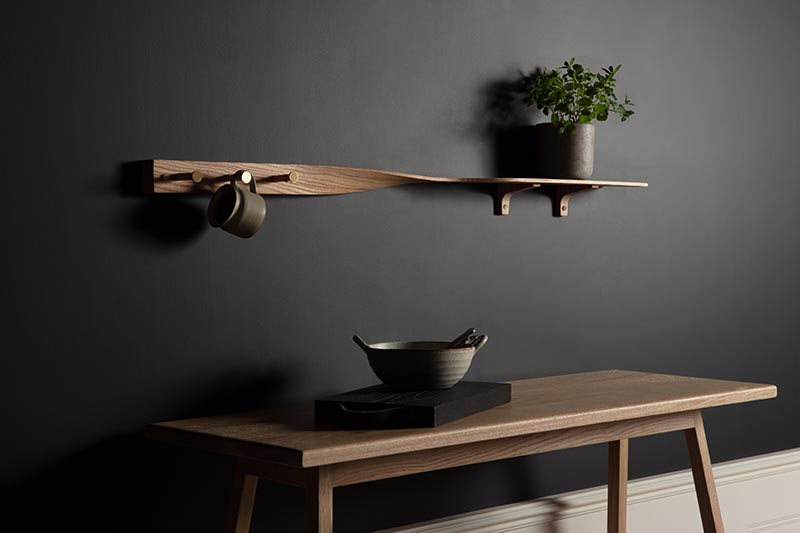 The Top Twist Shelf By Tom Raffield