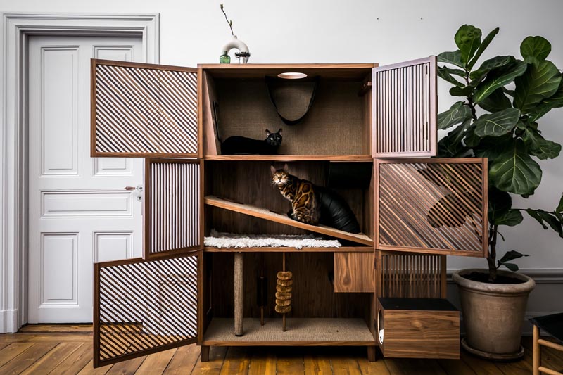The Cat Flat Is A Large Piece Of Pet Furniture That?s Designed To Not Look Out Of Place In A Contemporary Interior