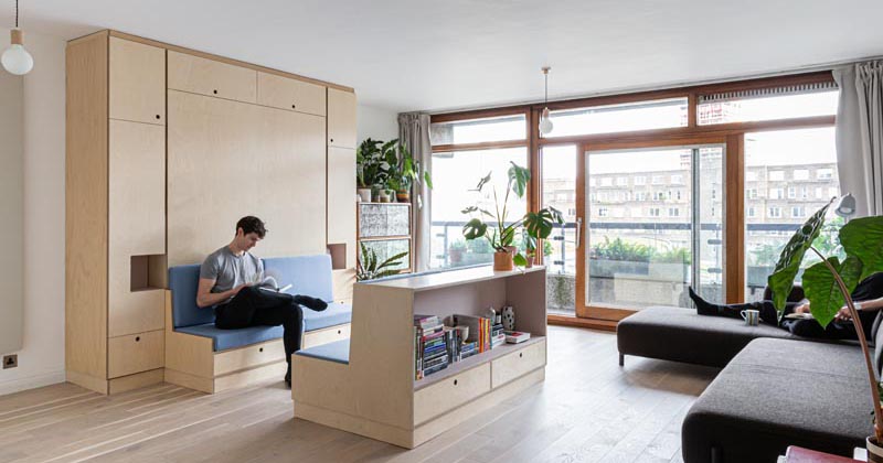 Multi-Functional Furniture Makes This Small Apartment A Livable Space