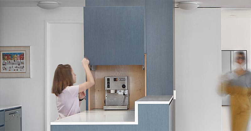 Kitchen Design Idea – An Appliance Garage Keeps Countertops Clutter-Free