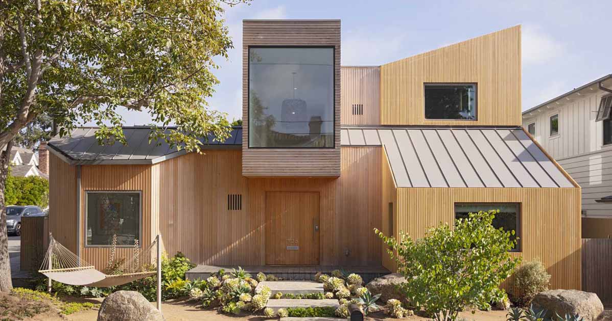 This Renovated 90s Home Includes A New Exterior Made Of Alaskan Yellow Cedar Siding
