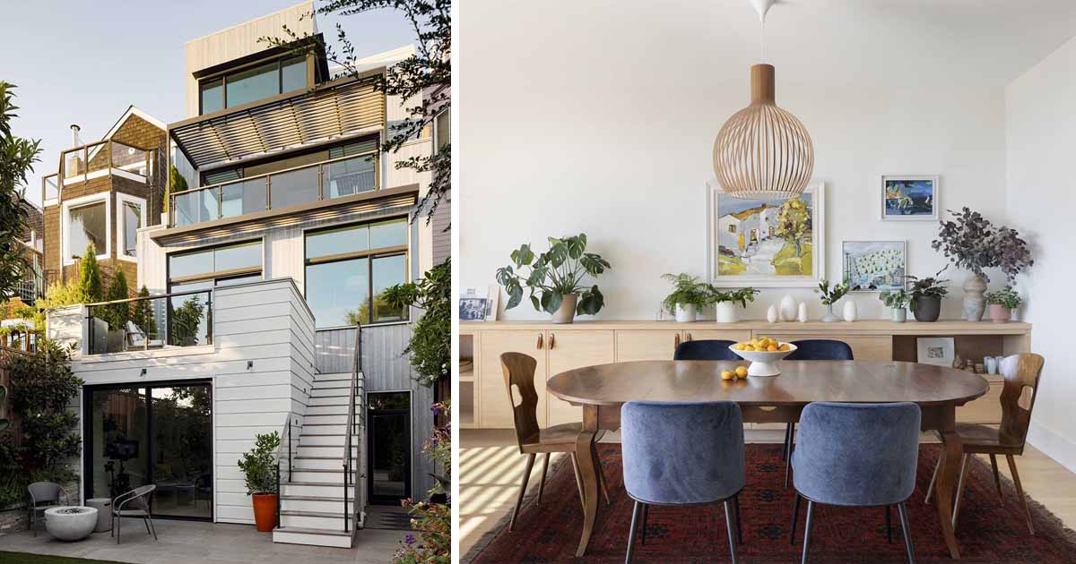 A Stepped Design For This Renovated Century&Old Edwardian House In San Francisco