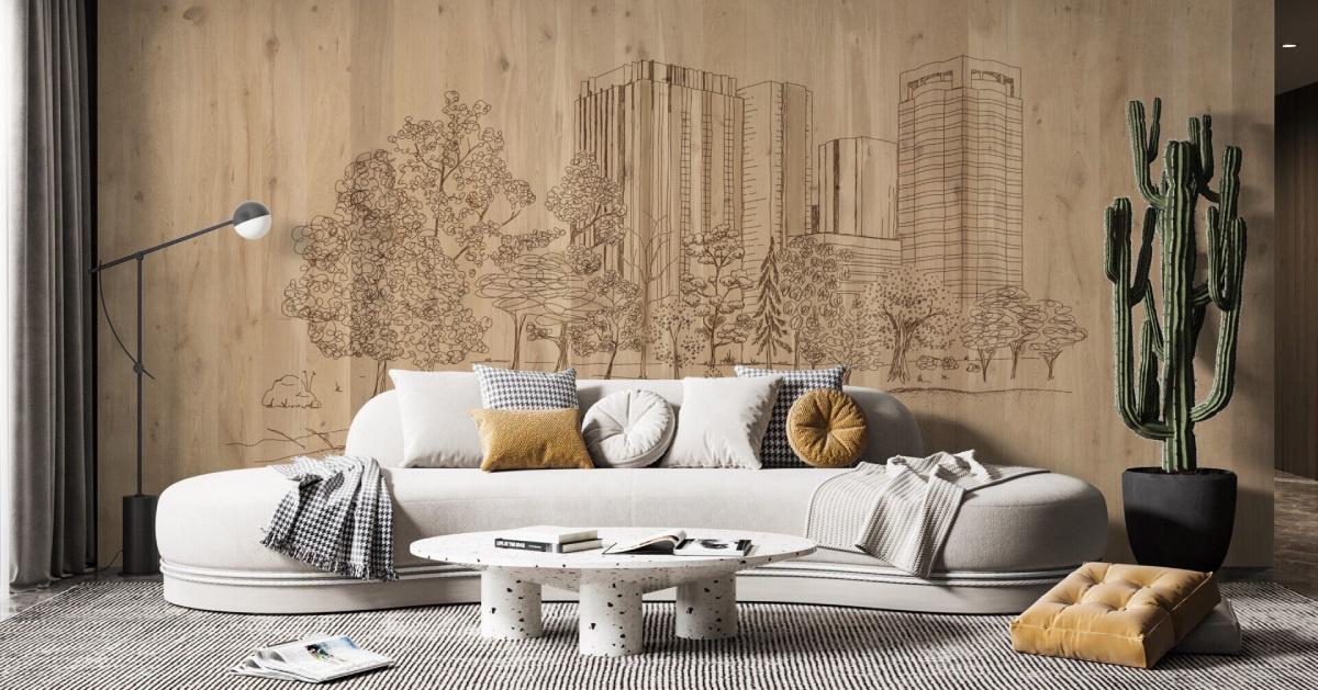 These Designs Turn Wood Walls Into Vertical Art