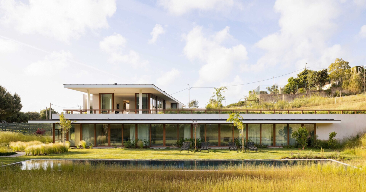 Blending Into Nature: A Half&Buried House With A Green Roof