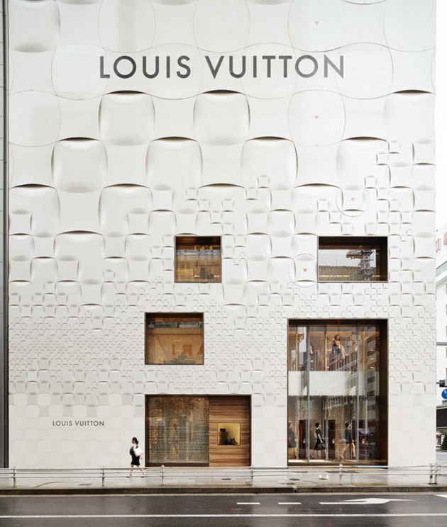 Louis Vuitton Designs - Unusual Accoya facade Latin America