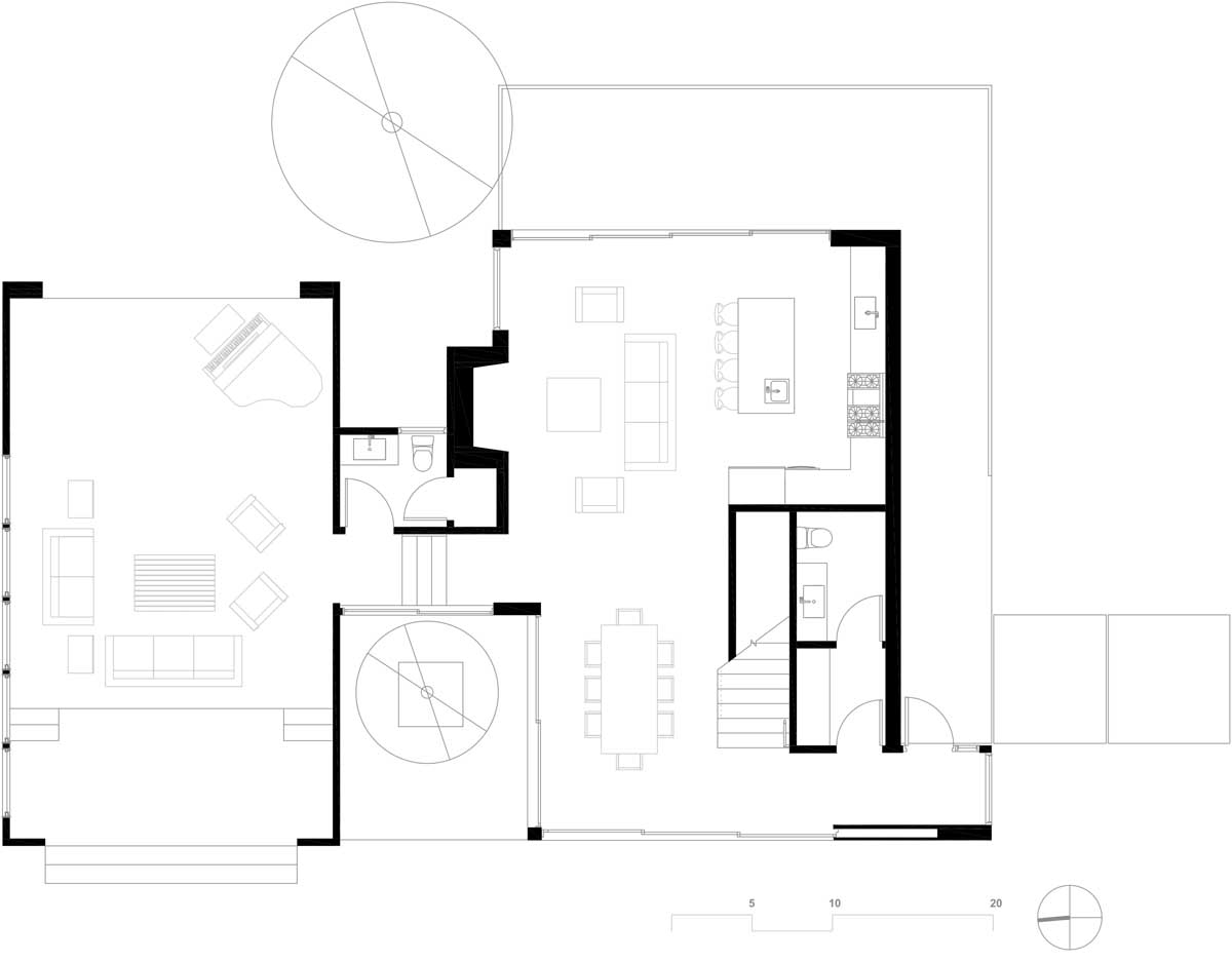 Oak Pass Guest House by Walker Workshop