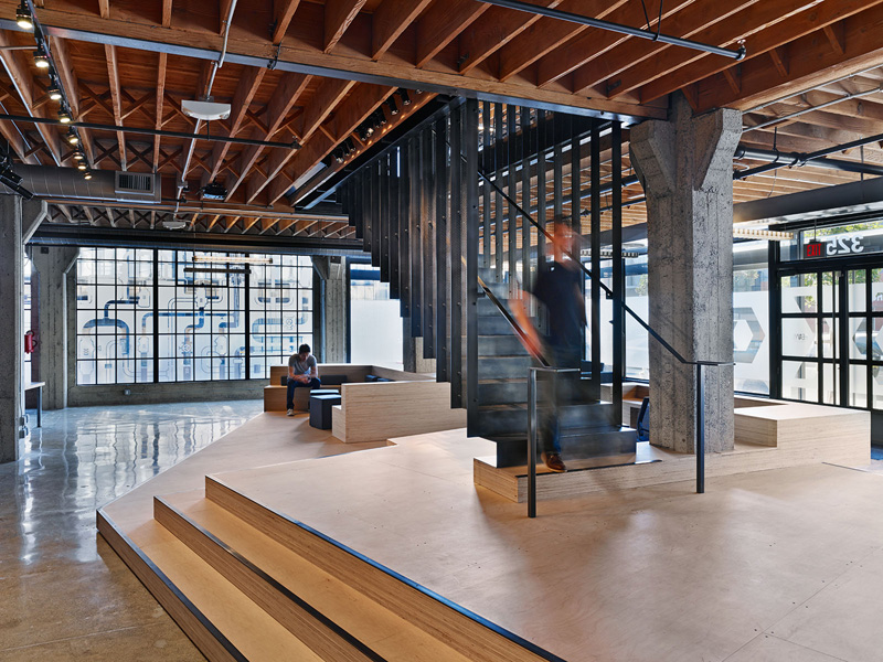A Warehouse Is Transformed Into Workspace For Heavybit Industries