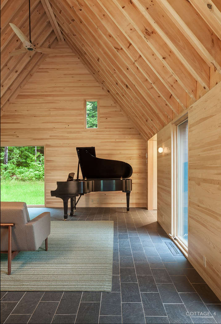 Marlboro Music Cottages by HGA Architects